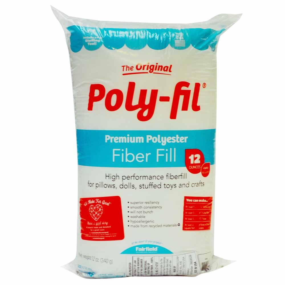 FAIRFIELD Poly-Fil® Premium Fiber Fill - 340 g (12 oz.) - 2009012 ...