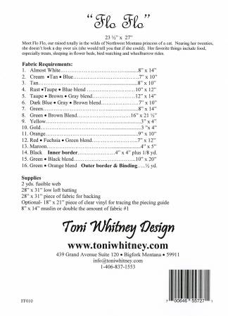 Flo Flo Pattern - W-FF 010 FLO FLO*