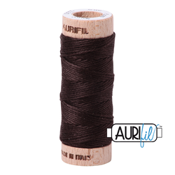 Floss Aurifil 6 Strand 18 yard  Very Dark Bark - AFWS-1130