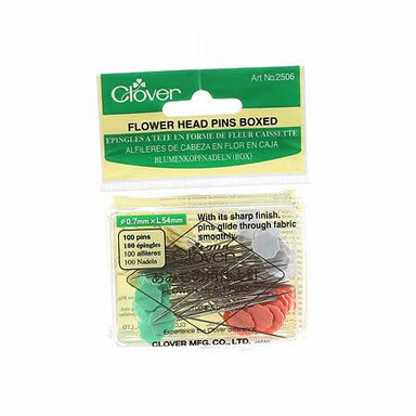 Clover Fine Quilting Pins - Size 30 - 1-7/8 - 100ct
