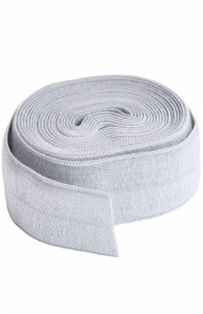 Fold-over Elastic 3/4in x 2yd Pewter   SUP211-2-PEWTER