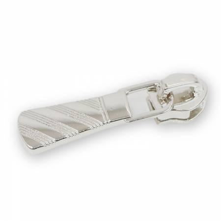Four 5 Necktie Zipper Pulls Nickel # STS263S