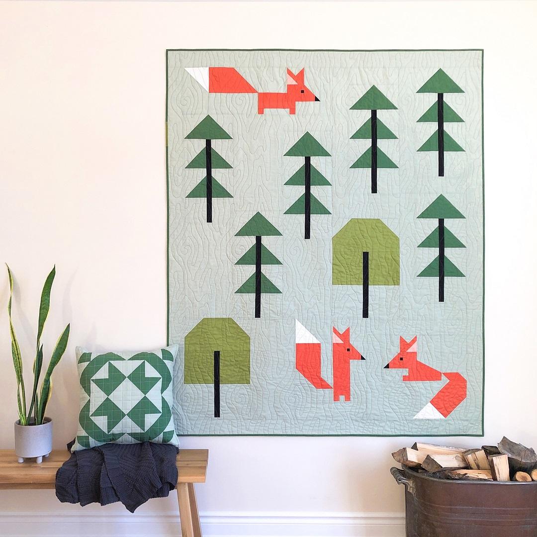 Fox Tale Lap Quilt Pattern