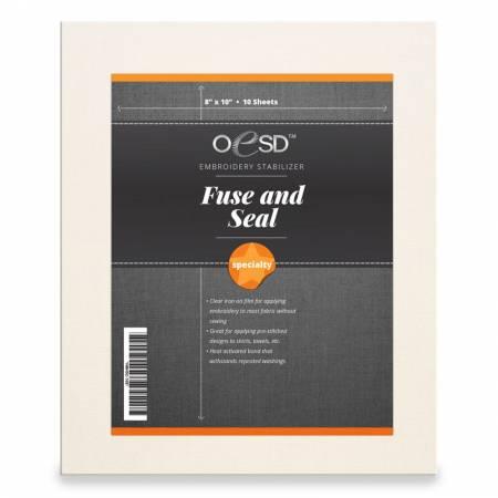 Fuse and Seal Sheets  20/pk  8  X 10in - HBHSC-10S