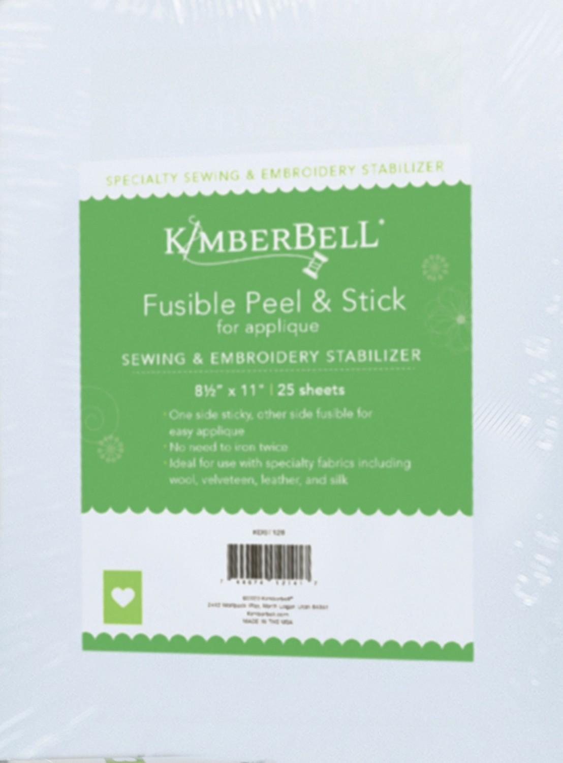Fusible Peel & Stick For Easy Applique 8-1/2in x 11in 25pk # KDST128
