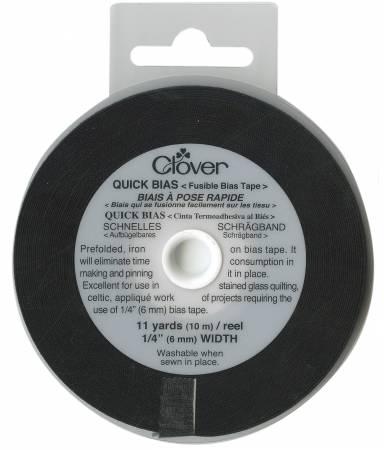 Tape Quick Bias Fusible Black 700CV-Black