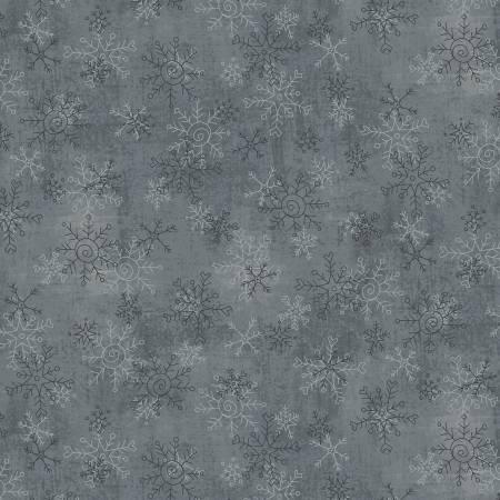 Let It Snow Flannel - Grey/Gray -  F2880-77