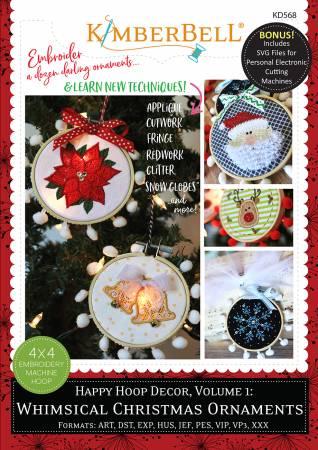Happy Hoop Decor Volume 1 Whimsical Christmas Ornaments - KD568 - SPECIAL ORDER