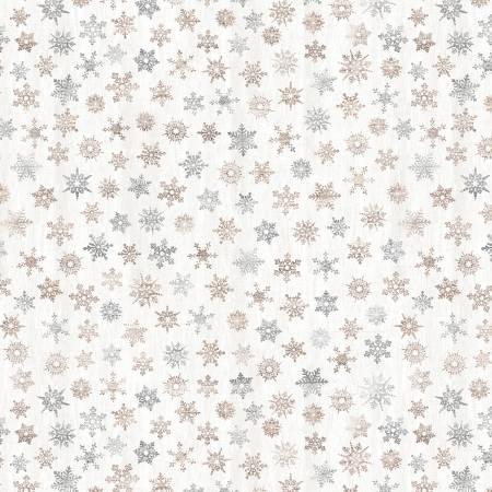 Holiday Softie Rustic Snowflake - 58/ 60" wide -  PD7477 CRE
