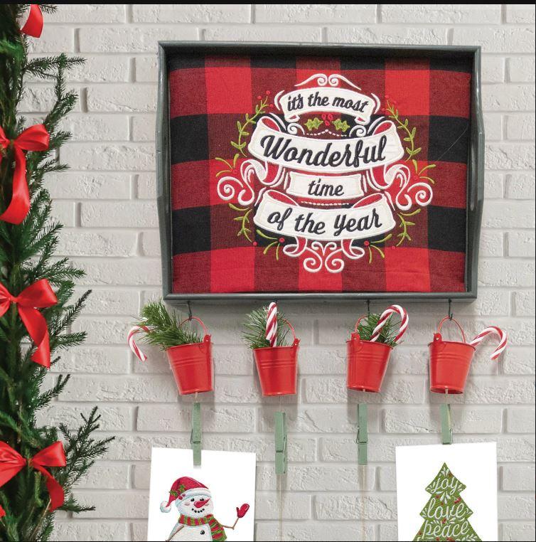 Holly Jolly Machine Embroidery CD - 12836CD