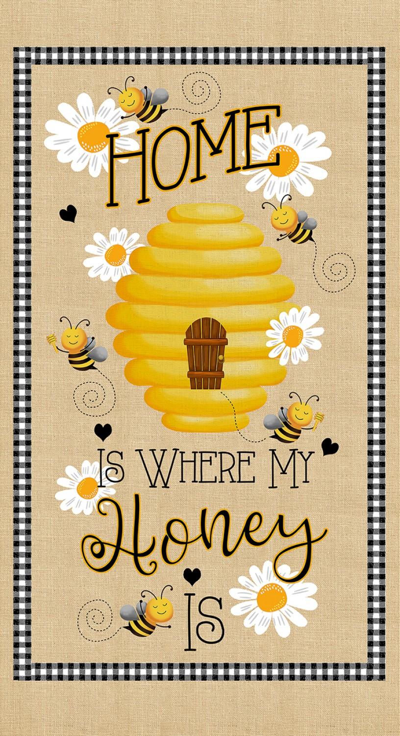 Home Is Where My Honey Is - Beige - 1847-BEIGE