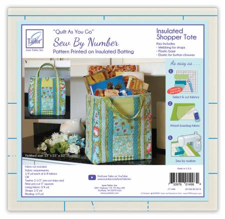 Quilt As You Go Insulated Shoppers Tote - JT-1498