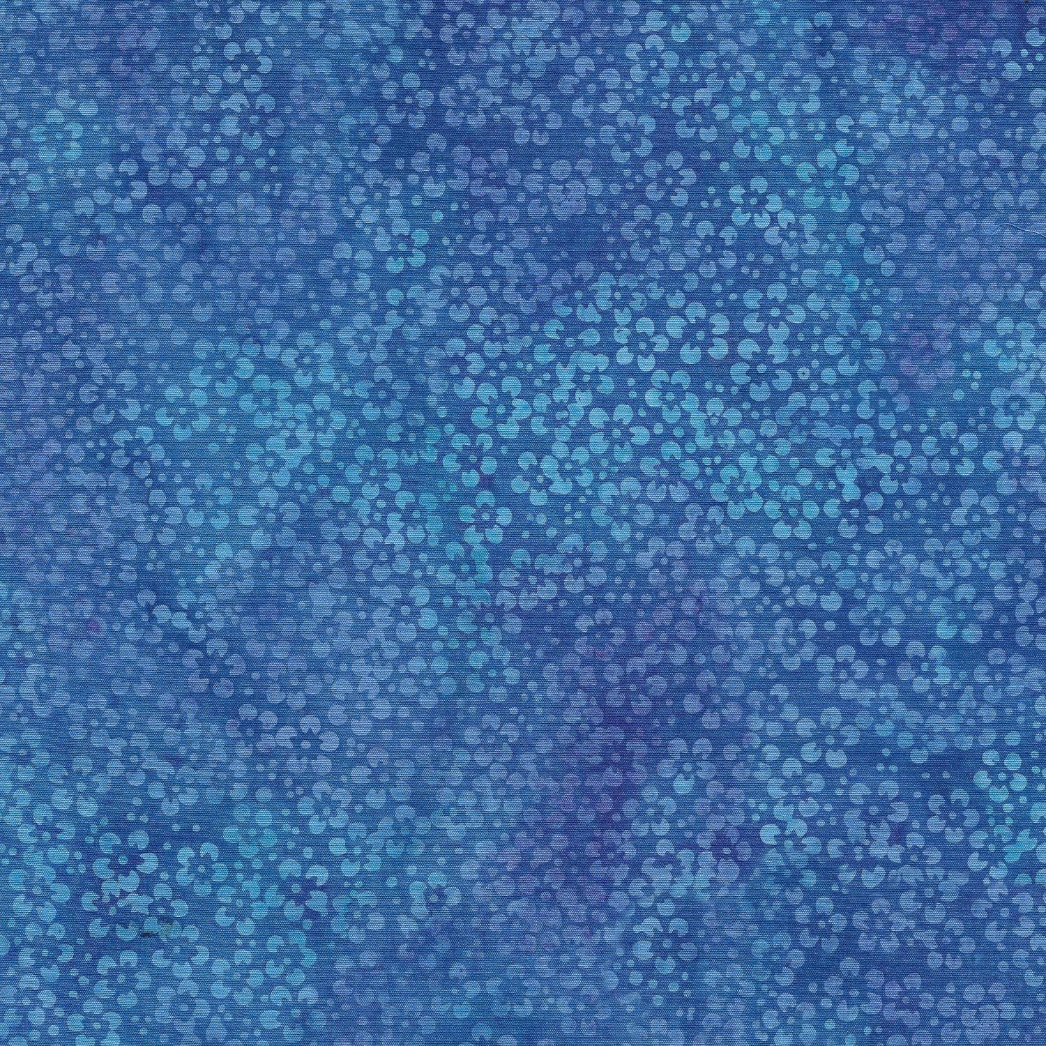 Jewel Carvings Mini Dots Floral -  Chambray - 122137515