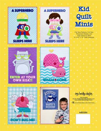 Kid Quilt Minis Pattern # ABD295