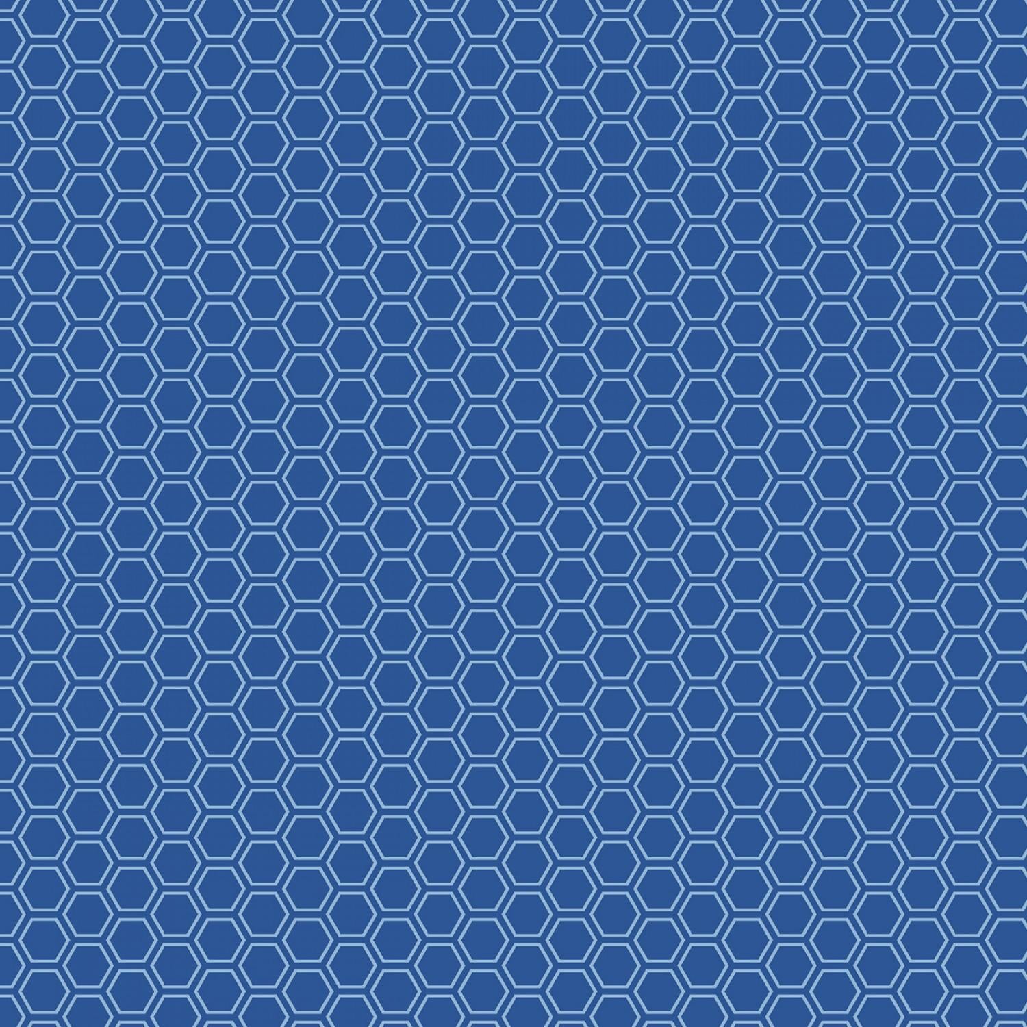 Kimberbell Basic - Blue - Honeycomb - 8256-B