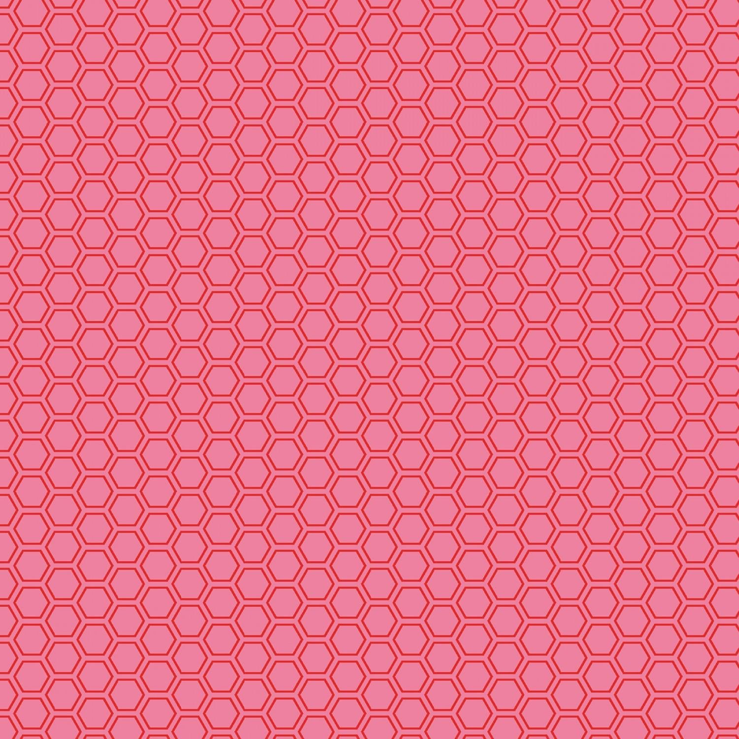 Kimberbell Basic - Pink - Honeycomb - 8256-P