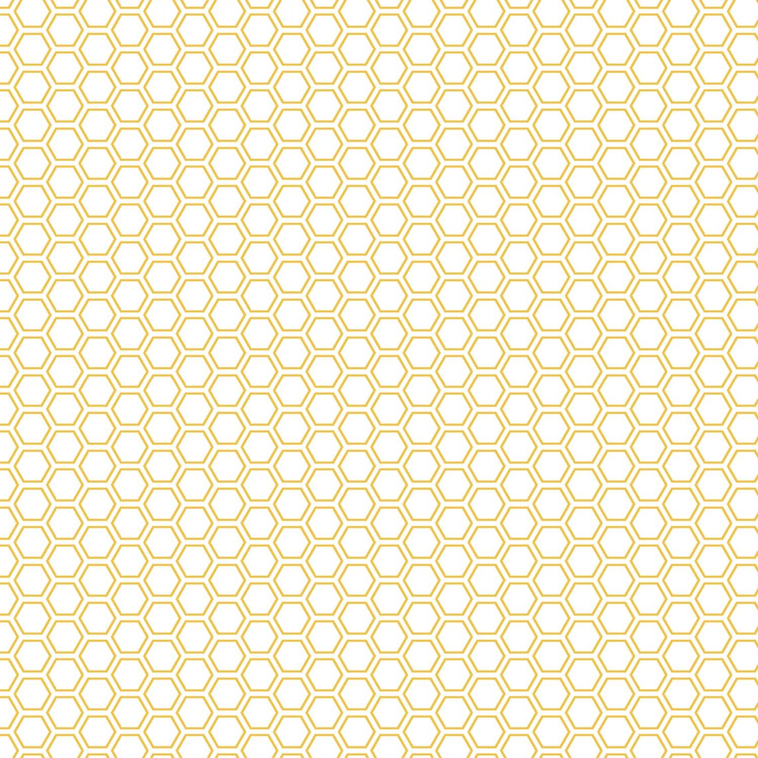 Kimberbell Basic - Yellow - Honeycomb - 8256-S