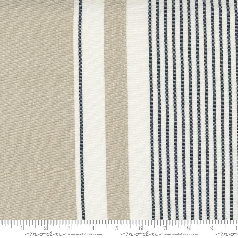 Lakeside 18" Toweling - Flax - Woven Stripe - 5992-281*