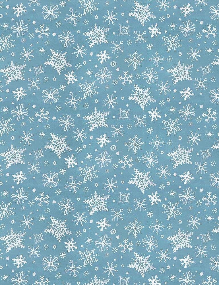 Licenced to Chill - Snowflakes on Blue - DSDJL2160