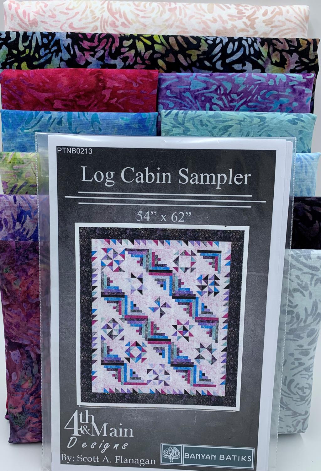 Log Cabin Sampler - Colorway 1