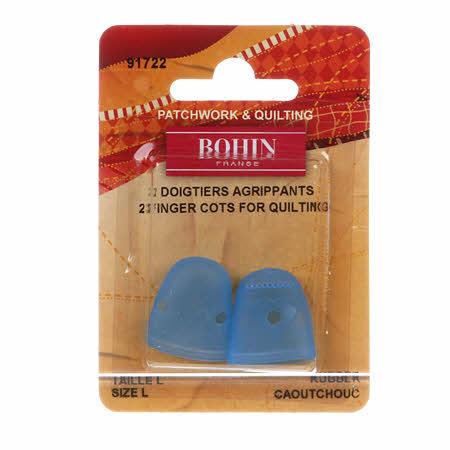 Machine Quilting Rubber Thimbles Size Large 2ct