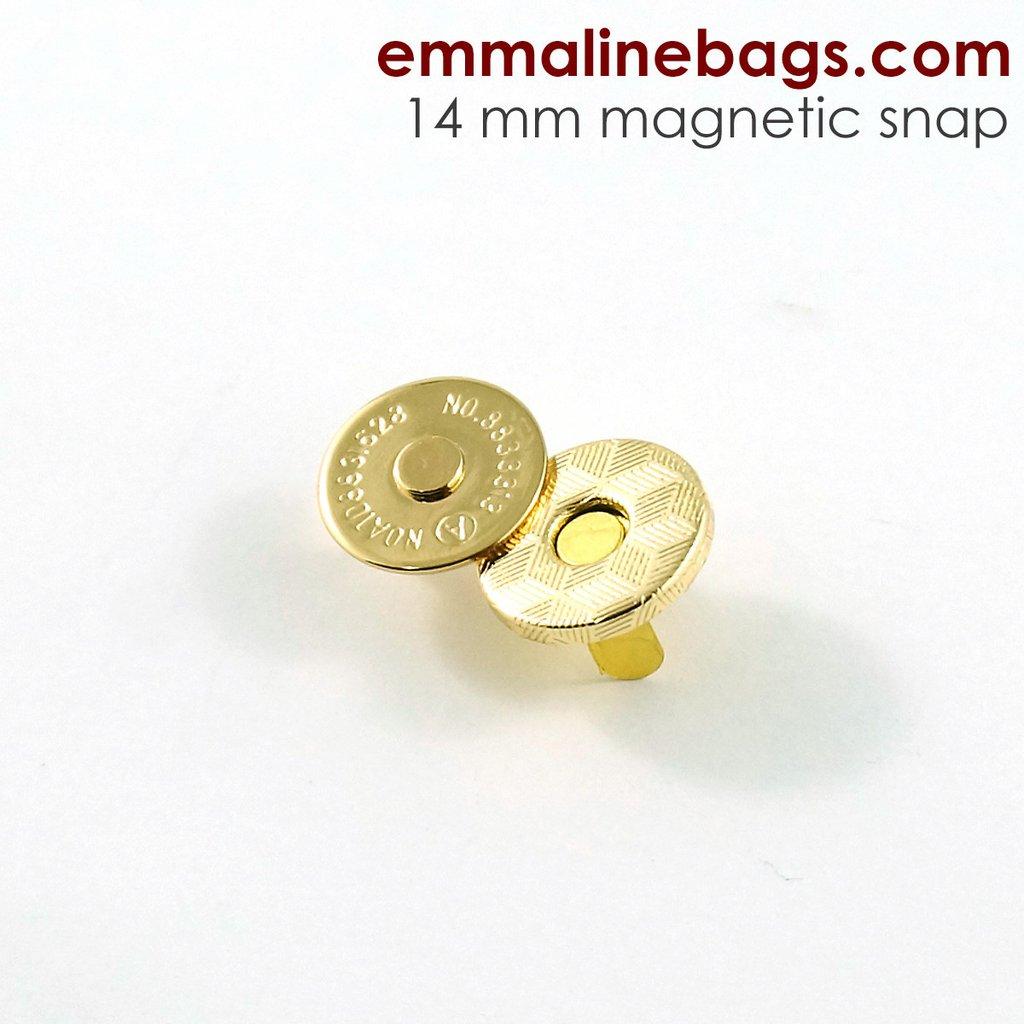 Magnetic Snap Closure - Gold - 9/16" - MAG14MM-GO/2