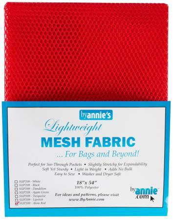 Mesh - Light Weight -  Atomic Red- 18X54" - SUP209-RED