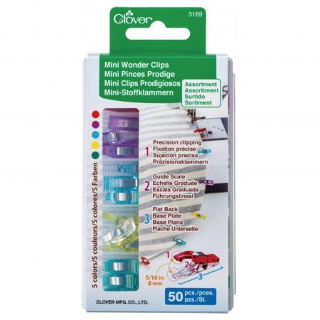 Mini Wonder Clips - Assorted 50 count - 3189CV