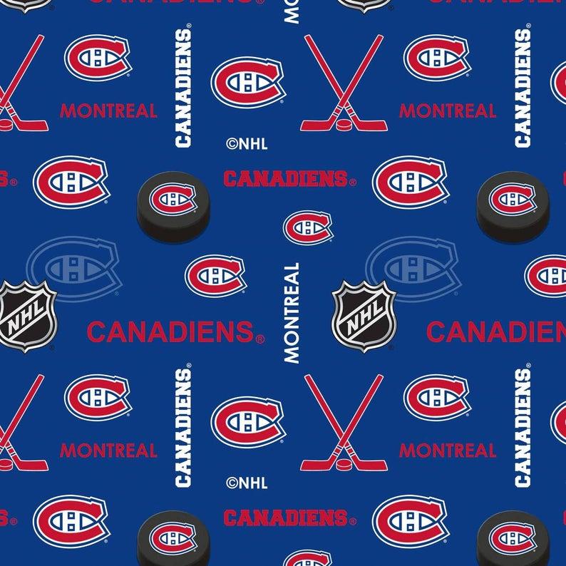 NHL All Over Design -  Flannel - Canadiens - 173CAN