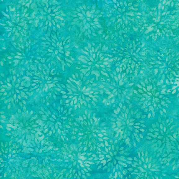 Nautical Dreams - Small Pointed Floral - Turquoise - BE36-D1
