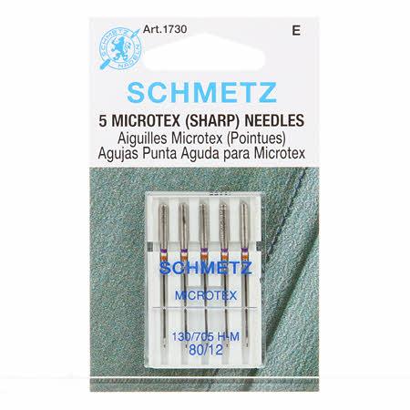Schmetz Sharp / Microtex Machine Needle Size 12/80 - 9017680
