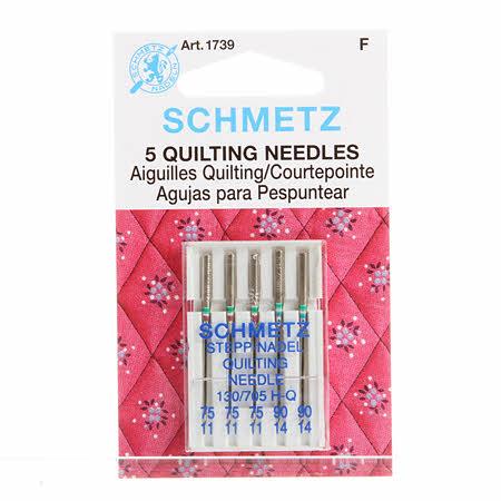 Schmetz Quilting Machine Needle Sizes 11/75 & 14/90 # 1739