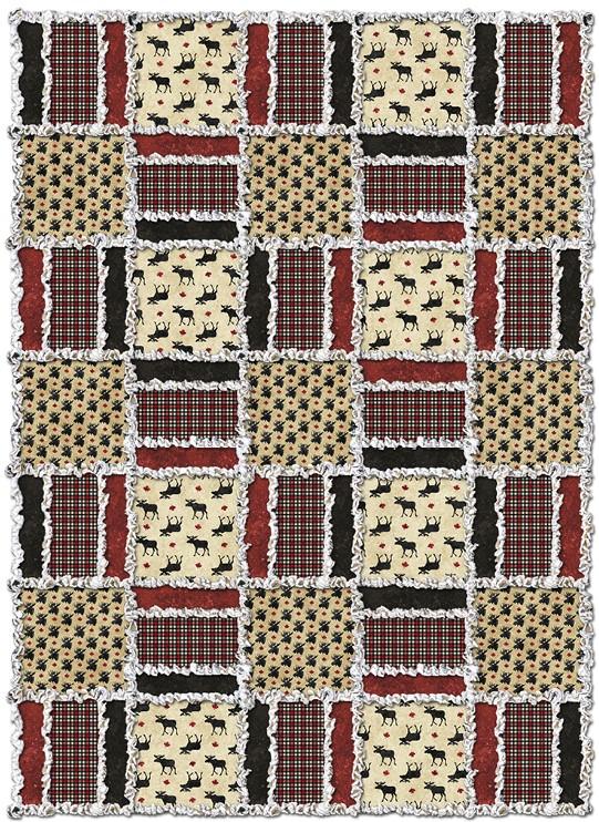 Northern Comfort Rag Quilt – Lori's Country Cottage