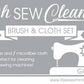 Oh Sew Clean Brush and Cloth Set Grey # ISE-758