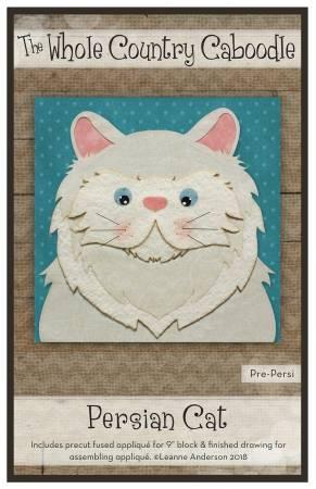 Persian Cat Precut Fused Applique Pack # WCCPREPERSI