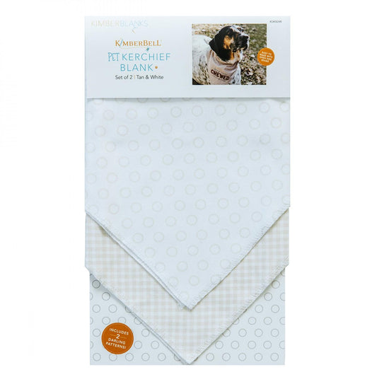 Kimberbell - Pet Kerchief Blank, Set of 2 - KDKB248