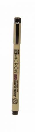 Pigma Micron Pen Black .20mm Size 005 # XSDK00549