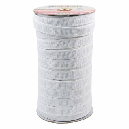 Polyester Flat Non-Roll Elastic 3/4" -  White # SS1102WHT