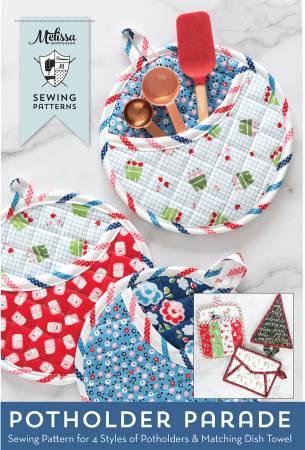 Pot Holder Parade Sewing Pattern # PDC4632