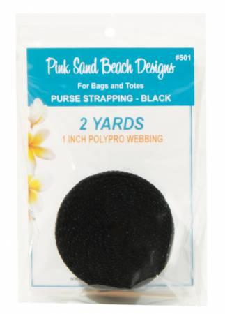 Purse Strapping - Black - PSB501