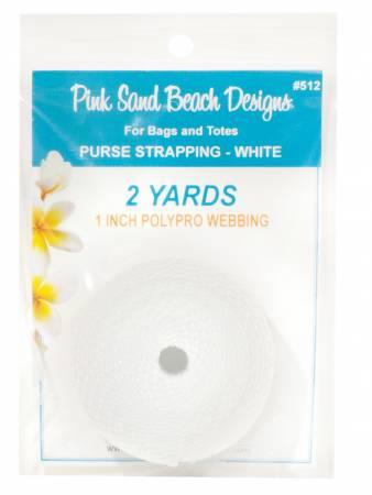 Purse Strapping - White - PSB512