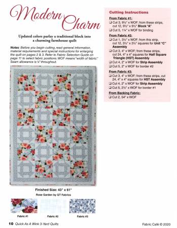 Quick As A Wnk 3-Yard Quilts - 032040