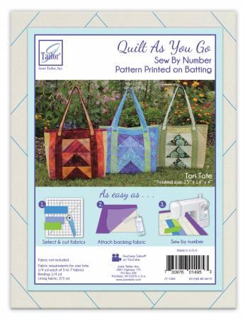 Quilt As You Go Tori Tote - JT-1495