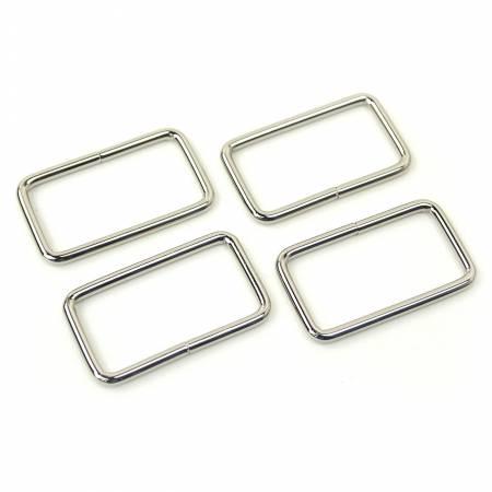 Rectangle Rings Nickel 4ct 1-1/2in # STS102ST