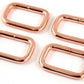 Rectangular Rings: 25mm (1") - Copper - 4 pack - EBREC-25-CP