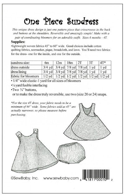 Reversible Sundress & Panties - SEB10