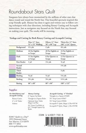 Roundabout Stars Quilt - 1211QD