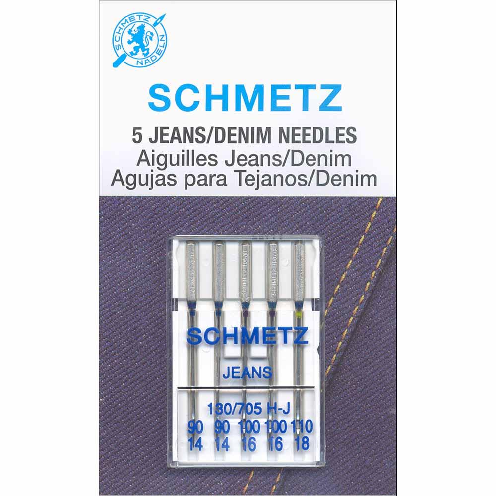 SCHMETZ Denim Needles Carded - Assorted - 5 count - 9017299
