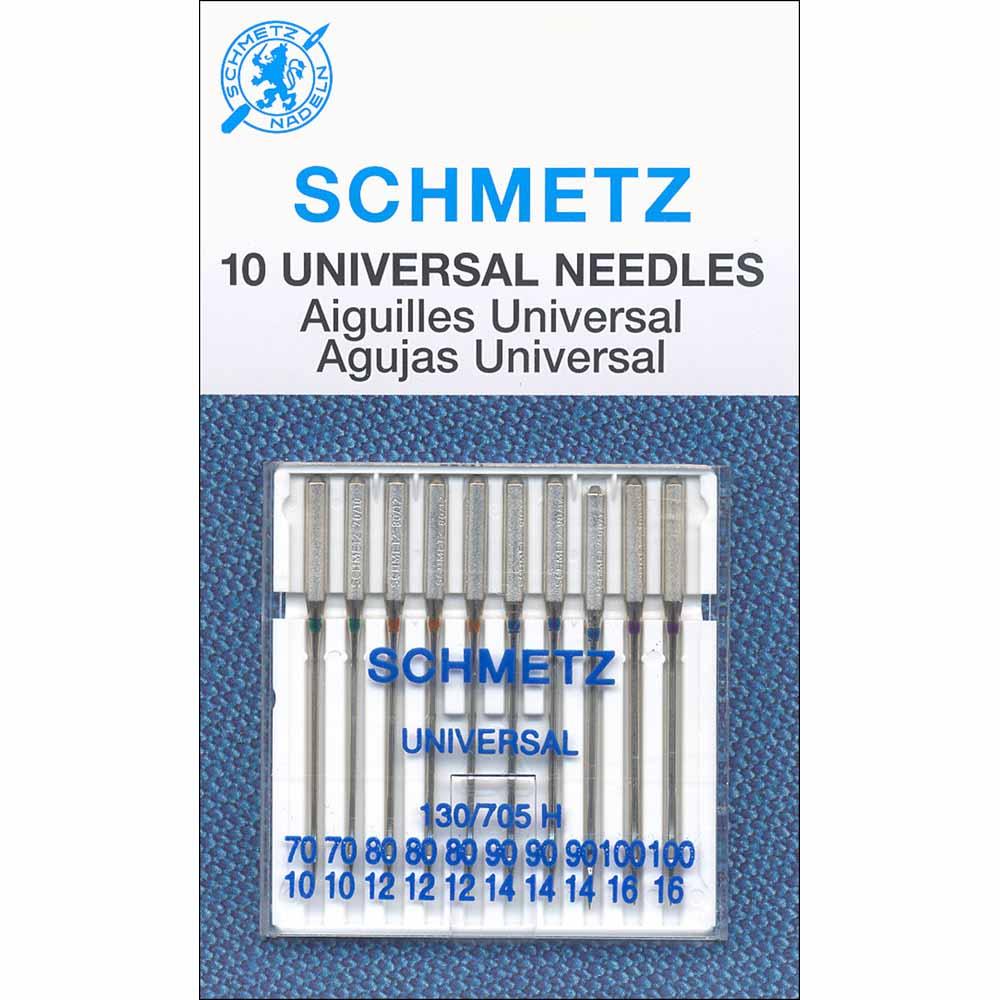 SCHMETZ Universal Needles Carded - Assorted 70-100 - 10 count