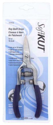 SOFTKUT Forged Stainless Steel Spring-action Rag Quilt Snips - 61⁄4″ (15.9cm) - 3520625